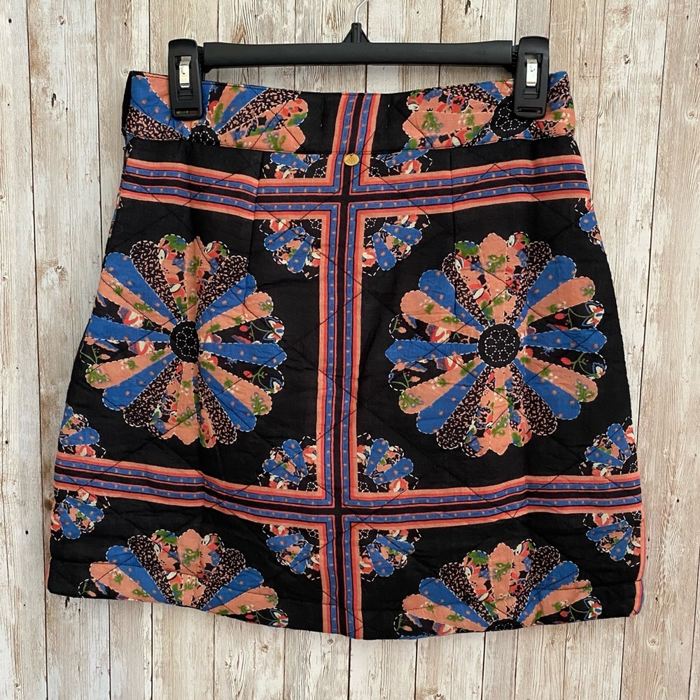 Antik Batik quilted cotton Jenny mini skirt size small/38 nwt - Picture 5 of 10